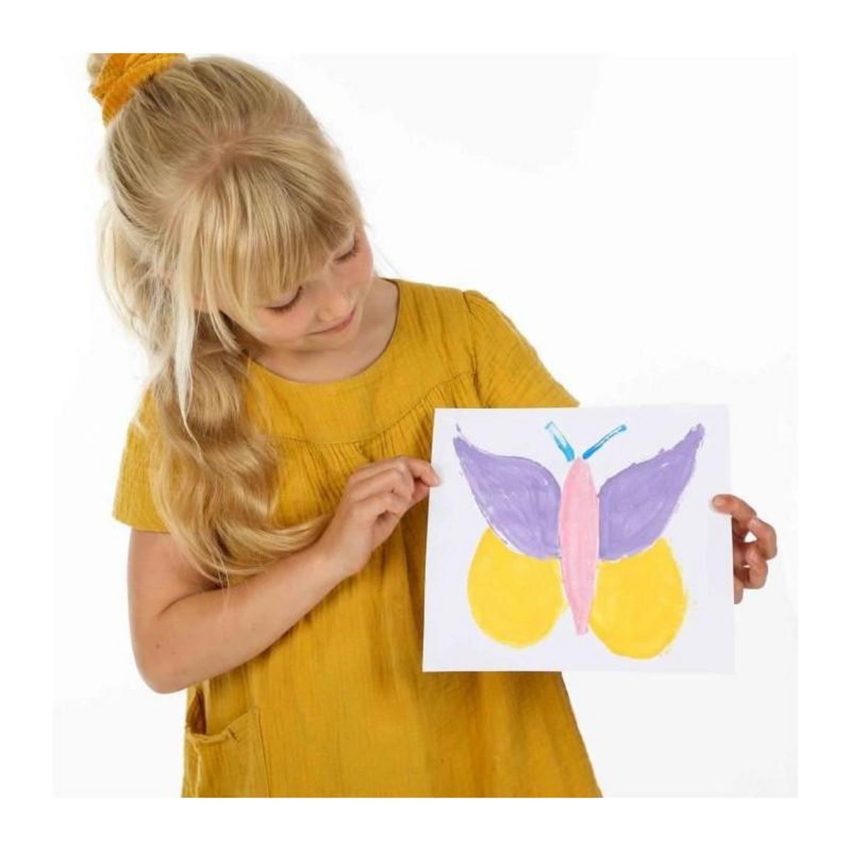 SES Creative Gouache trendy (6x45ml) - SES CREATIVE - Couleurs vives et opaques, 6 super couleurs.