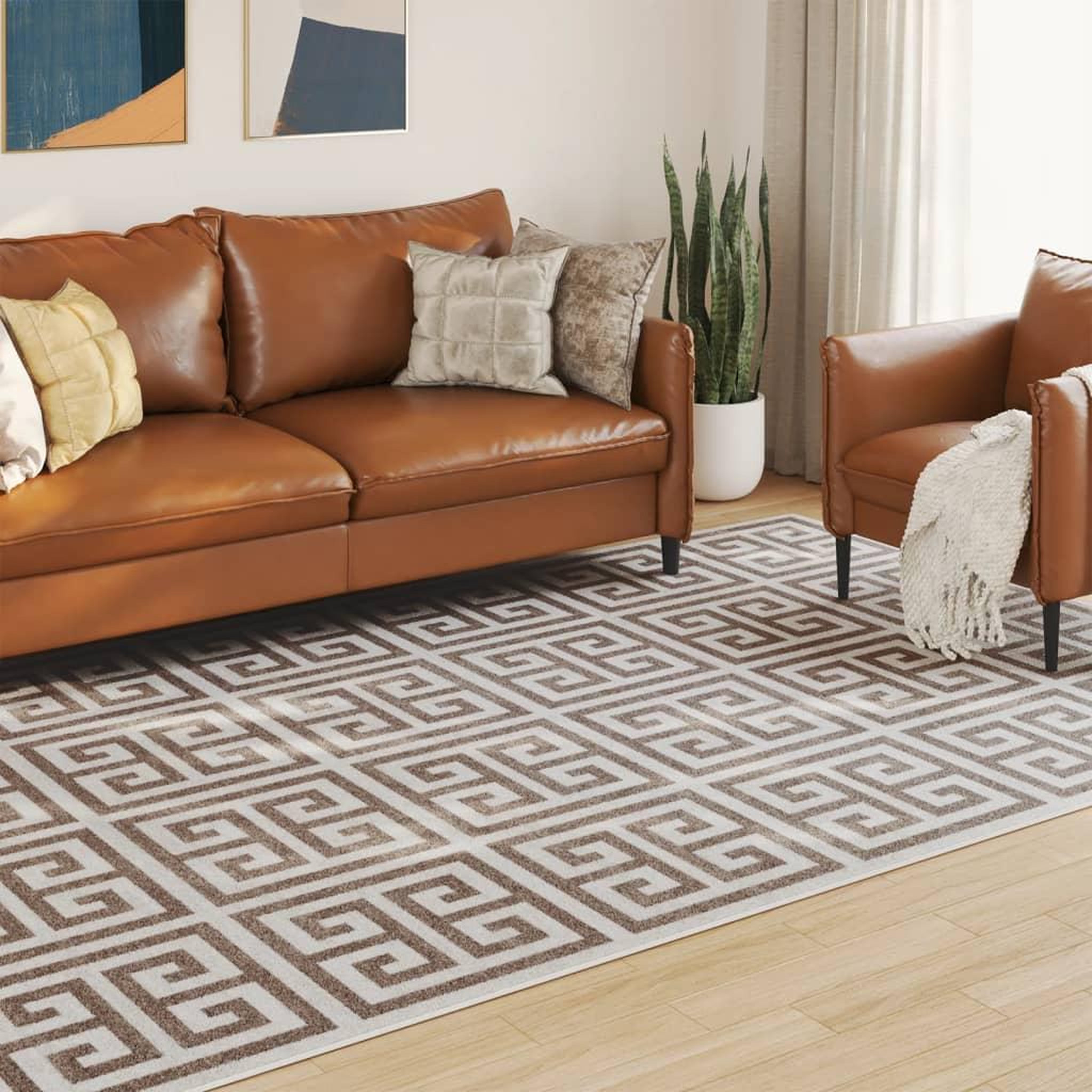 VIDAXL Tapis interieur exterieur a poils courts 190x300cm antiderapant
