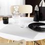 Voir la diapositive 2 : Paris Prix Set de Table Imprimé  Lino  30x45cm Noir & Blanc
