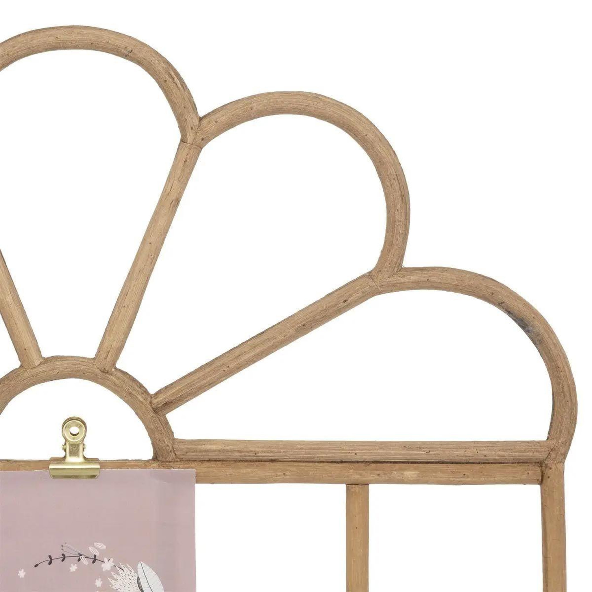 Voir la diapositive 2 : Atmosphera Kids Porte-photo enfant en rotin  cadeau  57cm beige
