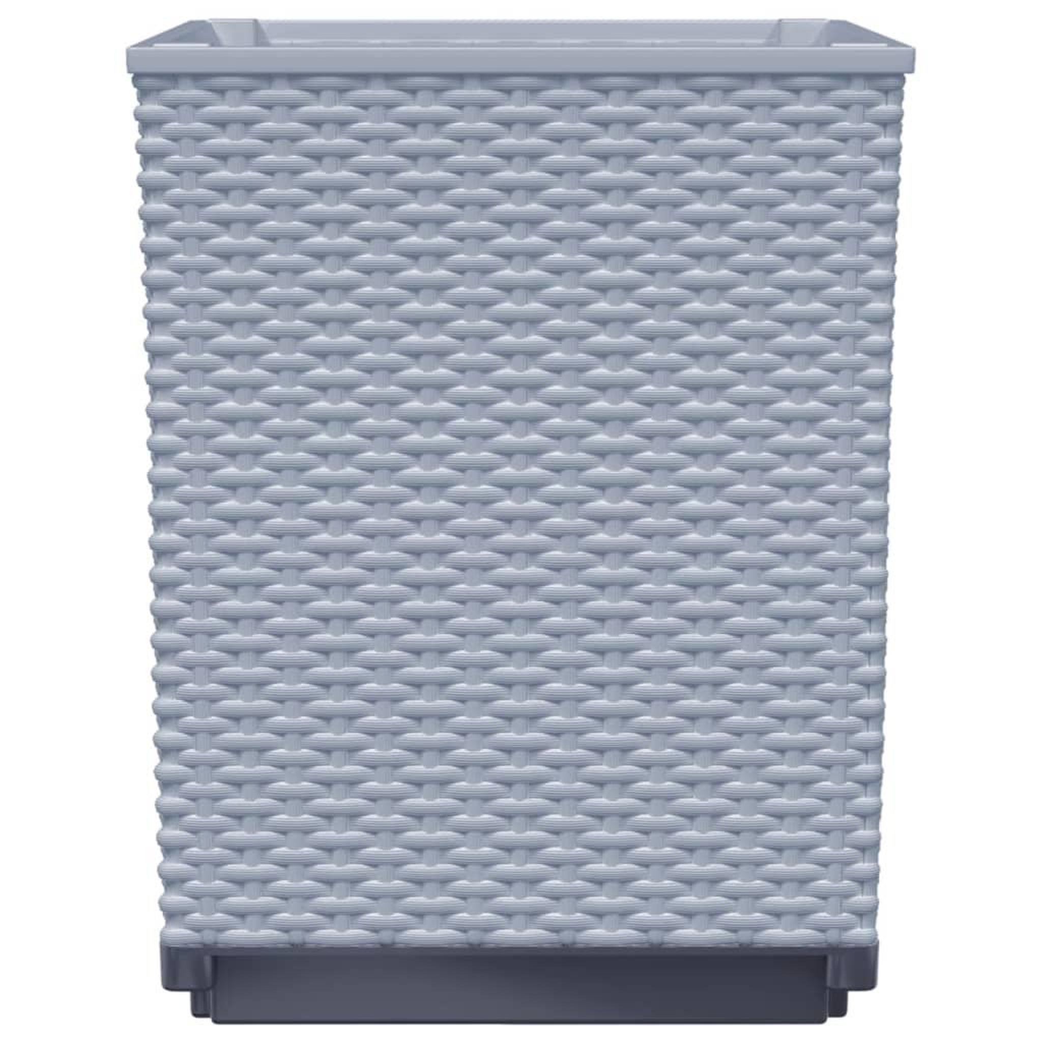 Voir la diapositive 5 : VIDAXL Jardinieres 2 pcs gris clair 30x30x37 cm polypropylene