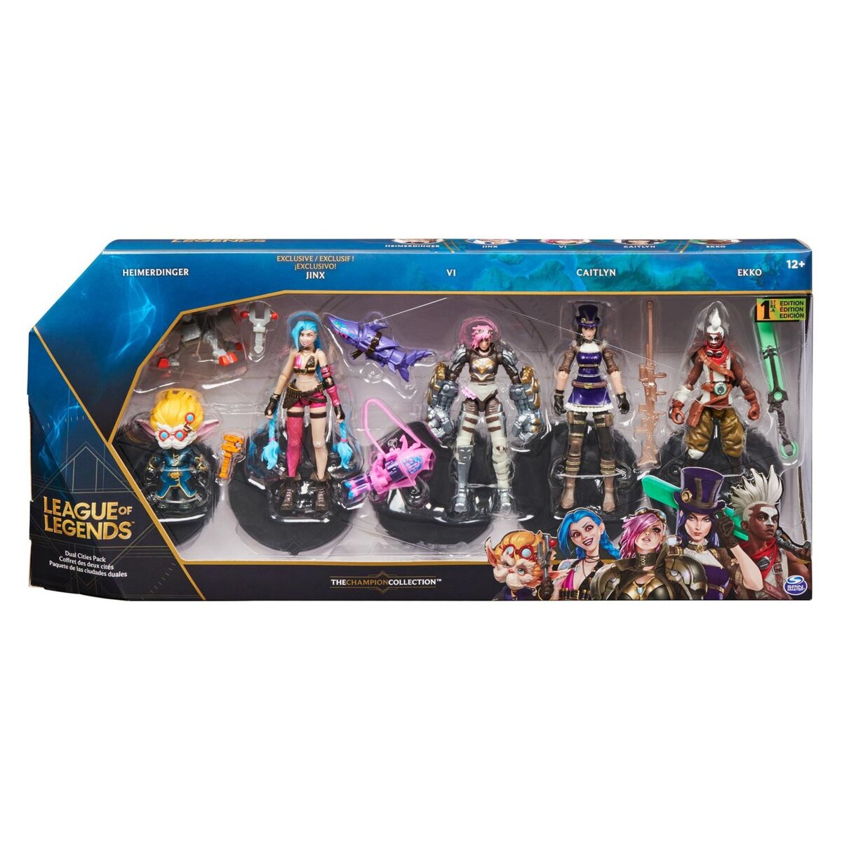 SPIN MASTER Coffret 5 figurines 10 cm - League of Legends