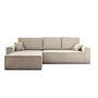 Voir la diapositive 6 : BEST MOBILIER Dellia - canapé d'angle réversible convertible - avec coffre - en velours côtelé - 4 places