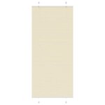 VIDAXL Store plisse creme 90x200 cm largeur du tissu 89,4 cm polyester