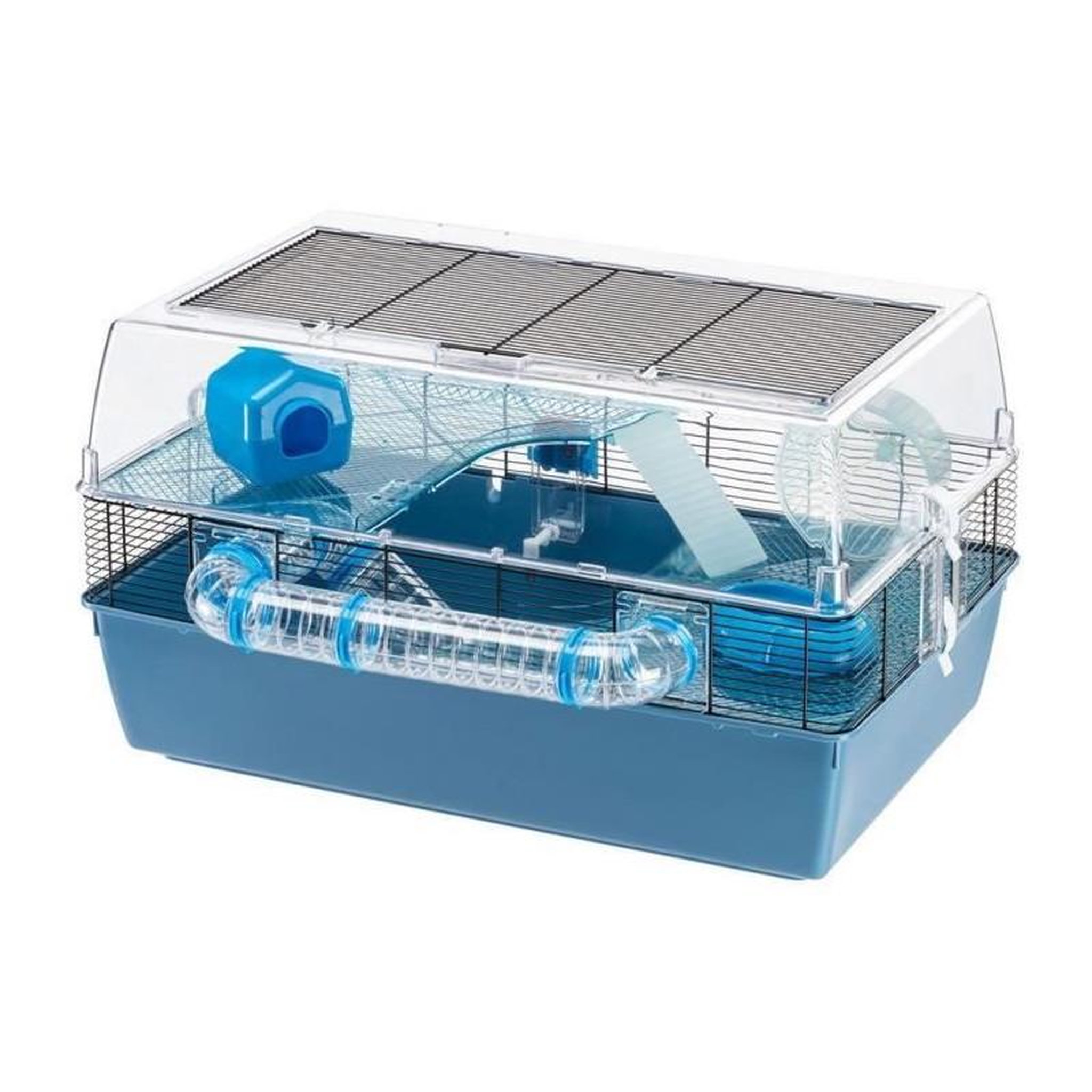 Ferplast Cage - FERPLAST - DUNA FUN LARGE - 3 étages - 71,5 x 46 x 41 cm - Bleu