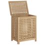 Voir la diapositive 2 : VIDAXL Bac a linge 50x35x60 cm bois de teck massif