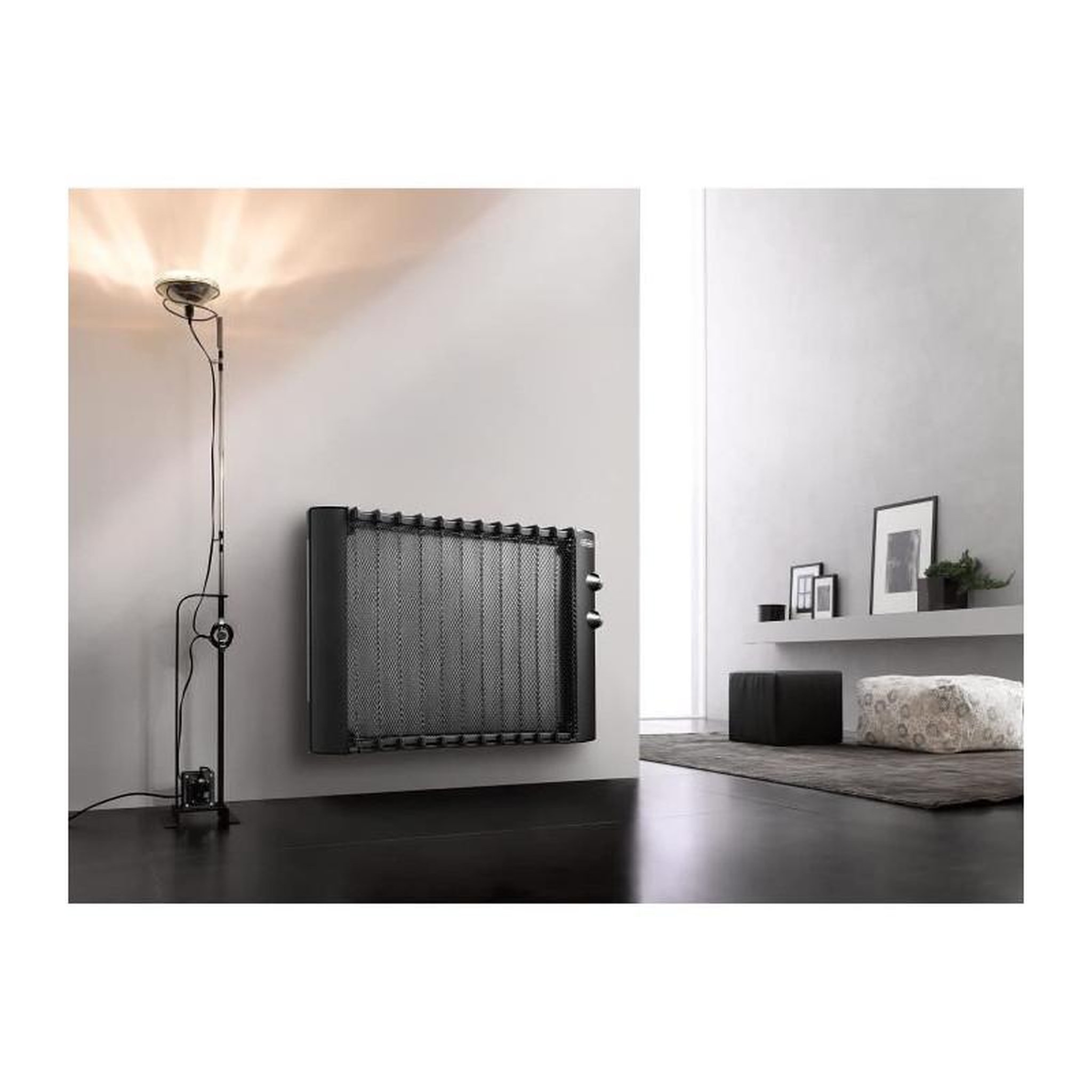 Voir la diapositive 4 : DELONGHI Panneau rayonnant 1500w noir - HMP1500