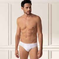 Athena Lot de 2 slips taille haute ouverts homme Coton Bio pas