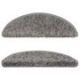 Voir la diapositive 4 : VIDAXL Tapis d'escalier 10 pcs 56x17x3 cm Gris