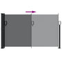 Voir la diapositive 5 : VIDAXL Auvent lateral retractable noir 120x500 cm