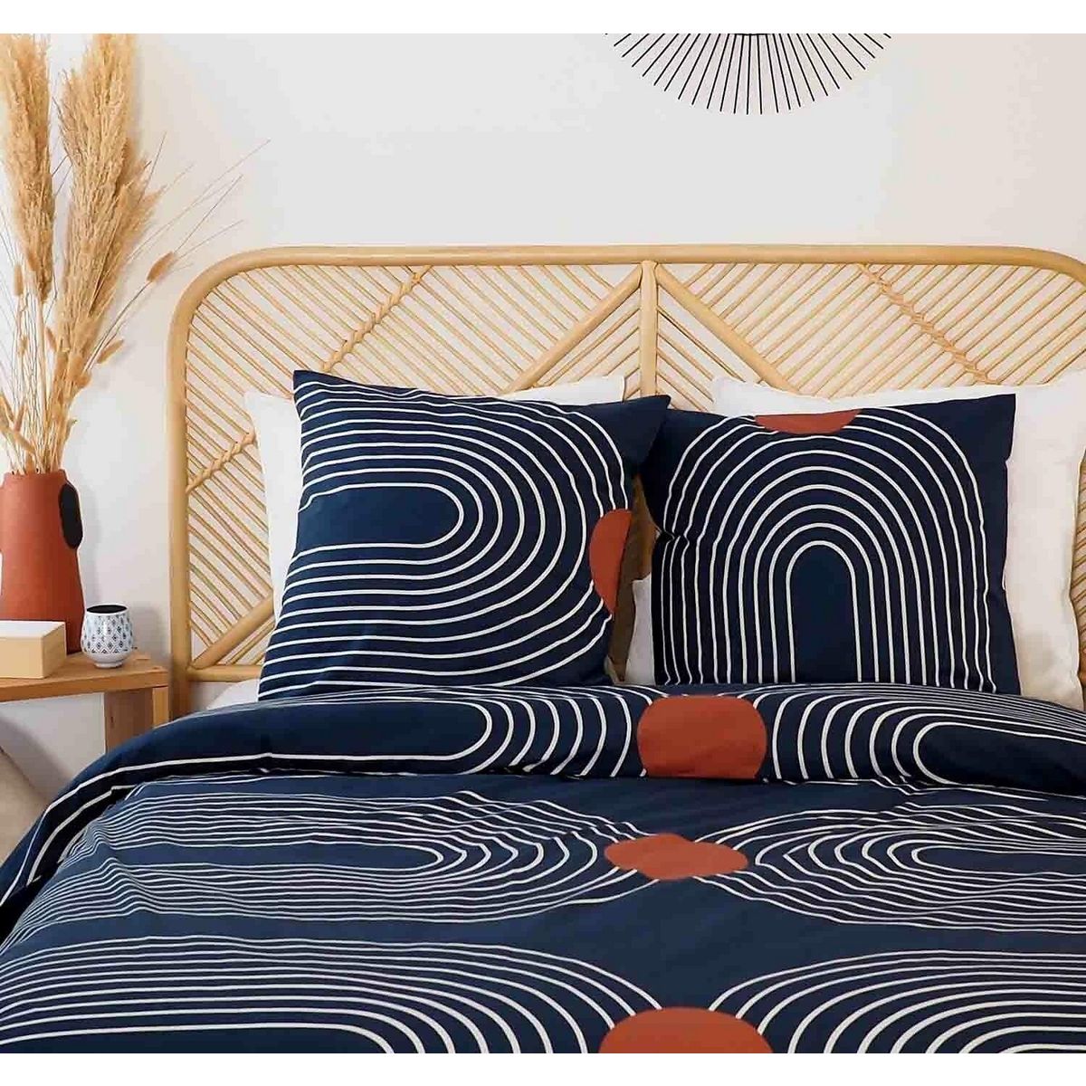 Home collection Parure housse de couette 100% coton 57fils cuts