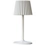 Voir la diapositive 1 : Lumisky Lampe de table sans fil LED ABBY Blanc Aluminium H30CM