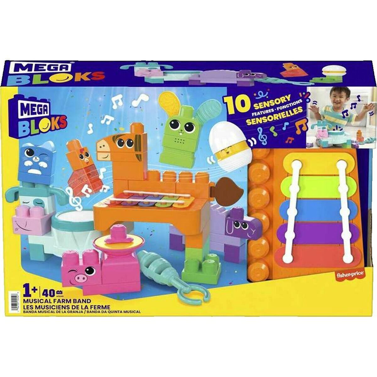 MEGA BLOKS Jouet Mega Bloks L'orchestre de la ferme interactif