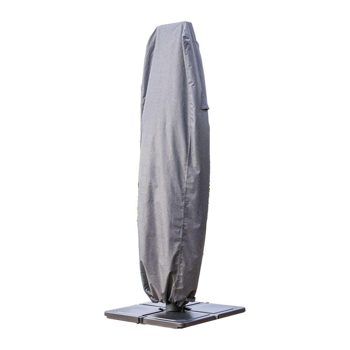 HESPERIDE Housse de protection pour parasol décentré S HAMBO - 30 x 60 x 210 cm - Gris