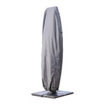 HESPERIDE Housse de protection pour parasol décentré S HAMBO - 30 x 60 x 210 cm - Gris