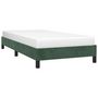 Voir la diapositive 4 : VIDAXL Cadre de lit sans matelas vert fonce 90x200 cm velours