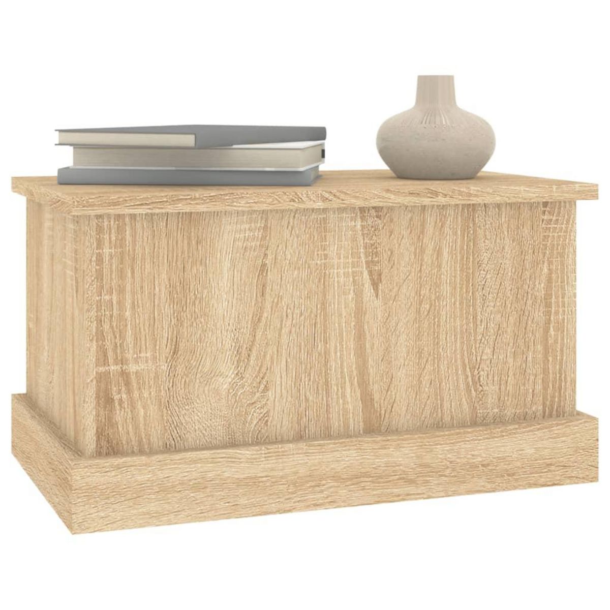 VIDAXL Boîte de rangement chene sonoma 50x30x28 cm bois d'ingenierie