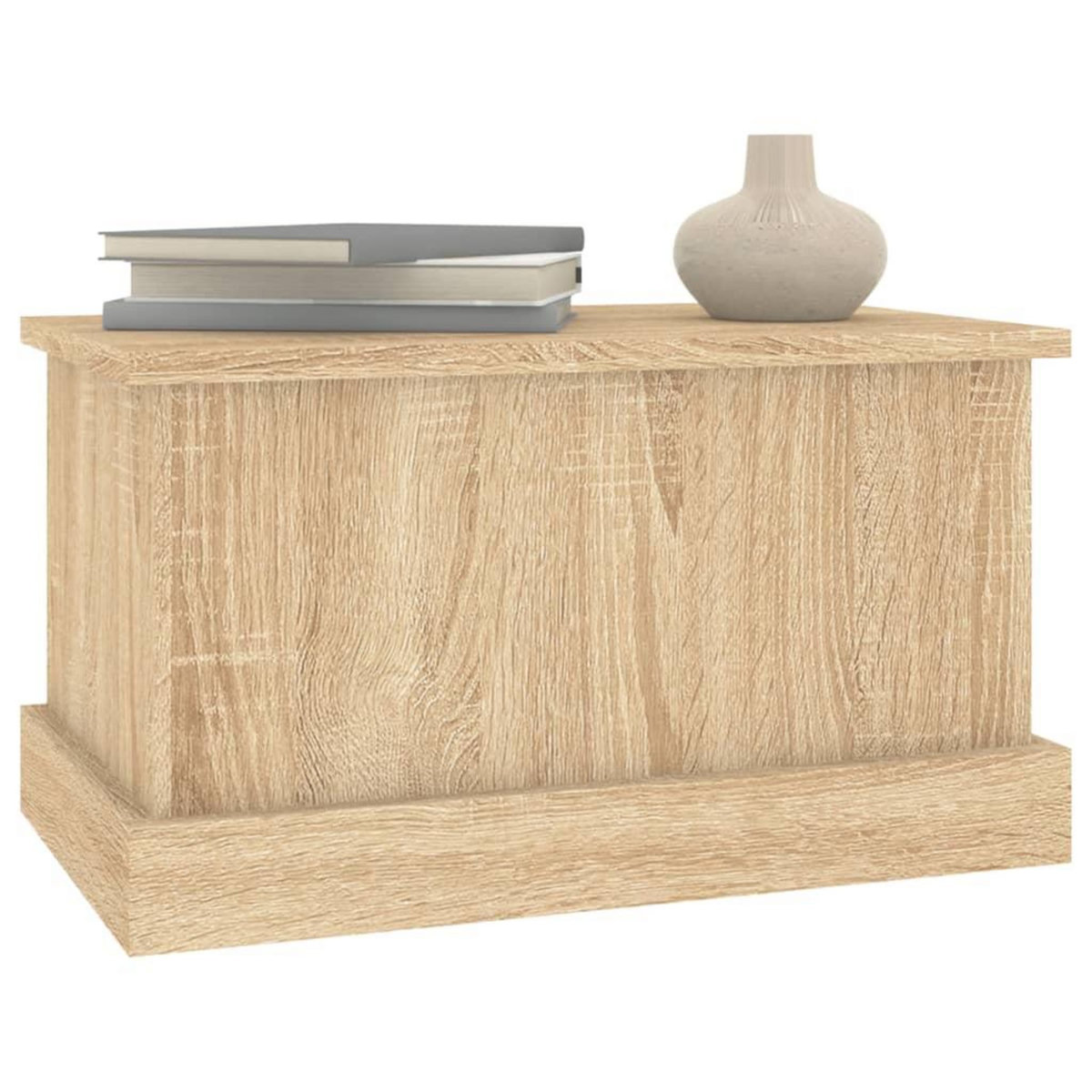 VIDAXL Boîte de rangement chene sonoma 50x30x28 cm bois d'ingenierie