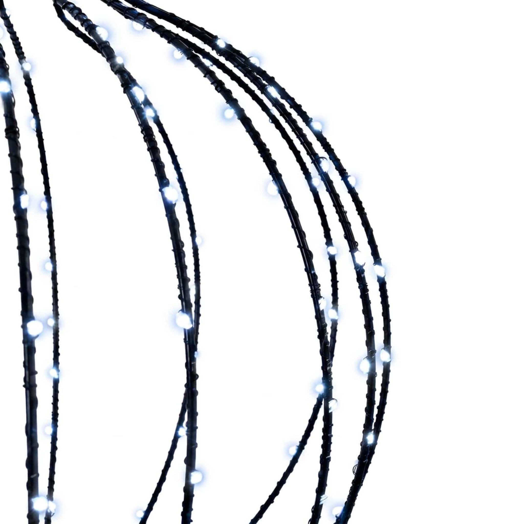 Voir la diapositive 6 : VIDAXL Lumiere de finial de Noël 320 LED Blanc froid Ø 40 x 75 cm