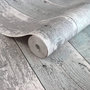 Voir la diapositive 2 : Noordwand Noordwand Papier peint Topchic Wooden Planks Gris et bleu