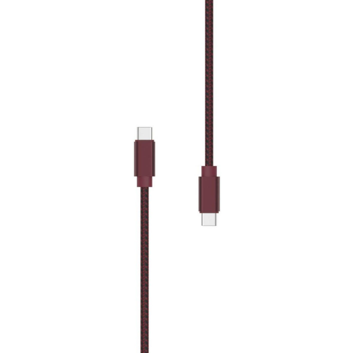 ADEQWAT Câble USB C vers USB-C Dark Red 2m