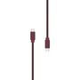 Voir la diapositive 4 : ADEQWAT Câble USB C vers USB-C Dark Red 2m