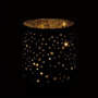 Voir la diapositive 3 : Paris Prix Photophore à Led en Métal  Convi  17cm Noir