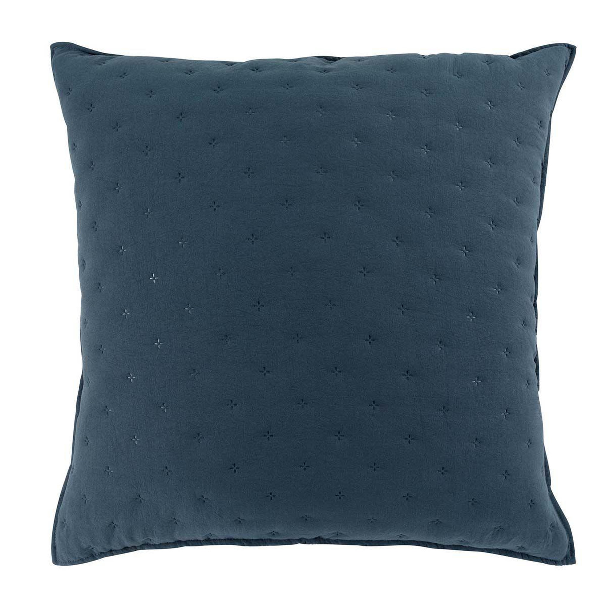 Douceur d'Intérieur Housse de coussin  mellow  60x60cm bleu & blanc