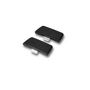 Voir la diapositive 2 : Beka Lot de 2 anse amovible noire - 101236