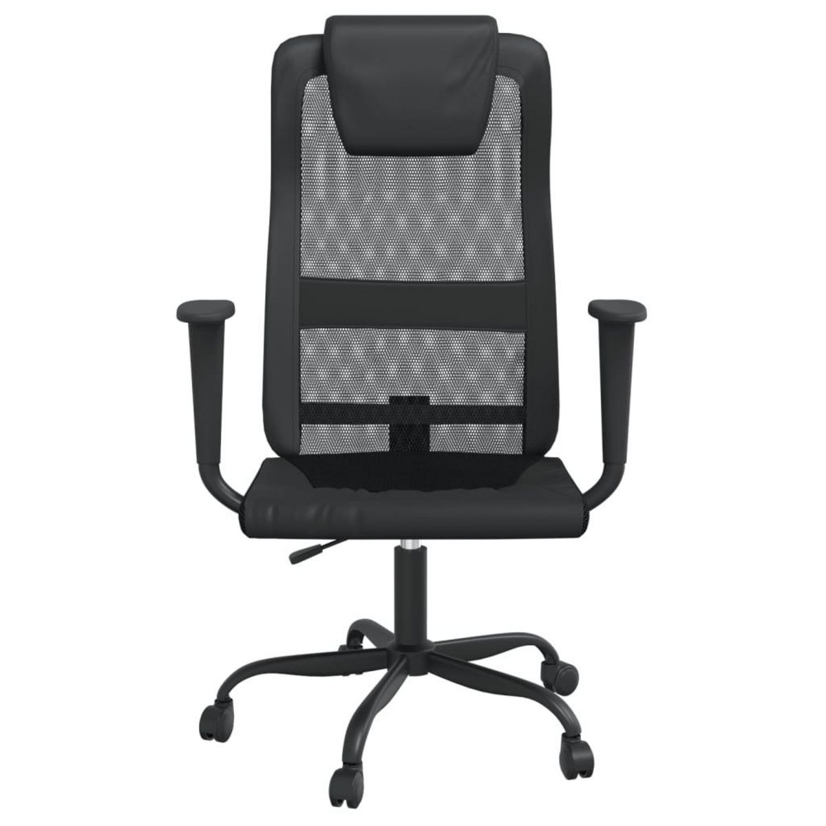 VIDAXL Chaise de bureau reglable en hauteur noir