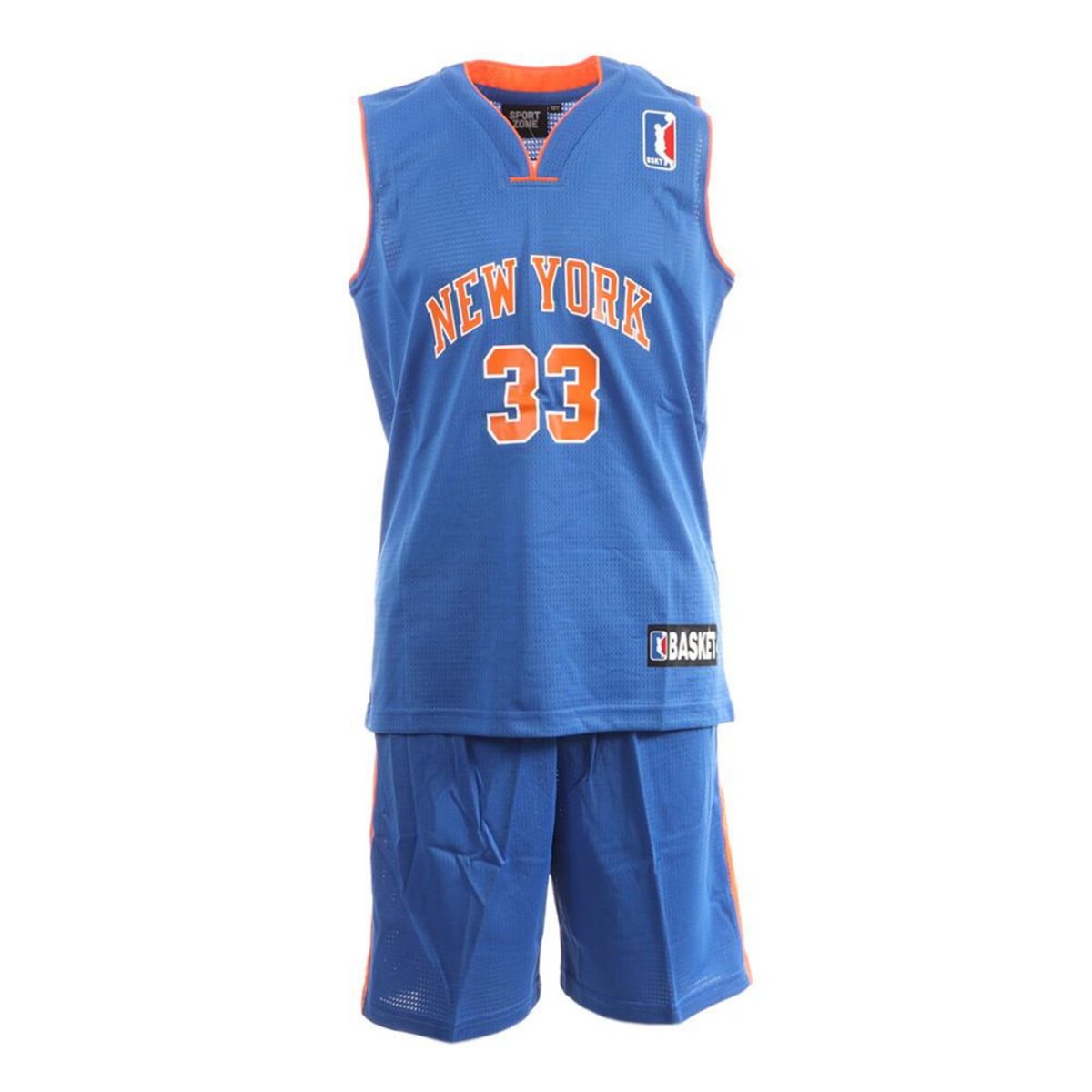  New York Ensemble de basket Bleu/Orange Enfant Sport Zone