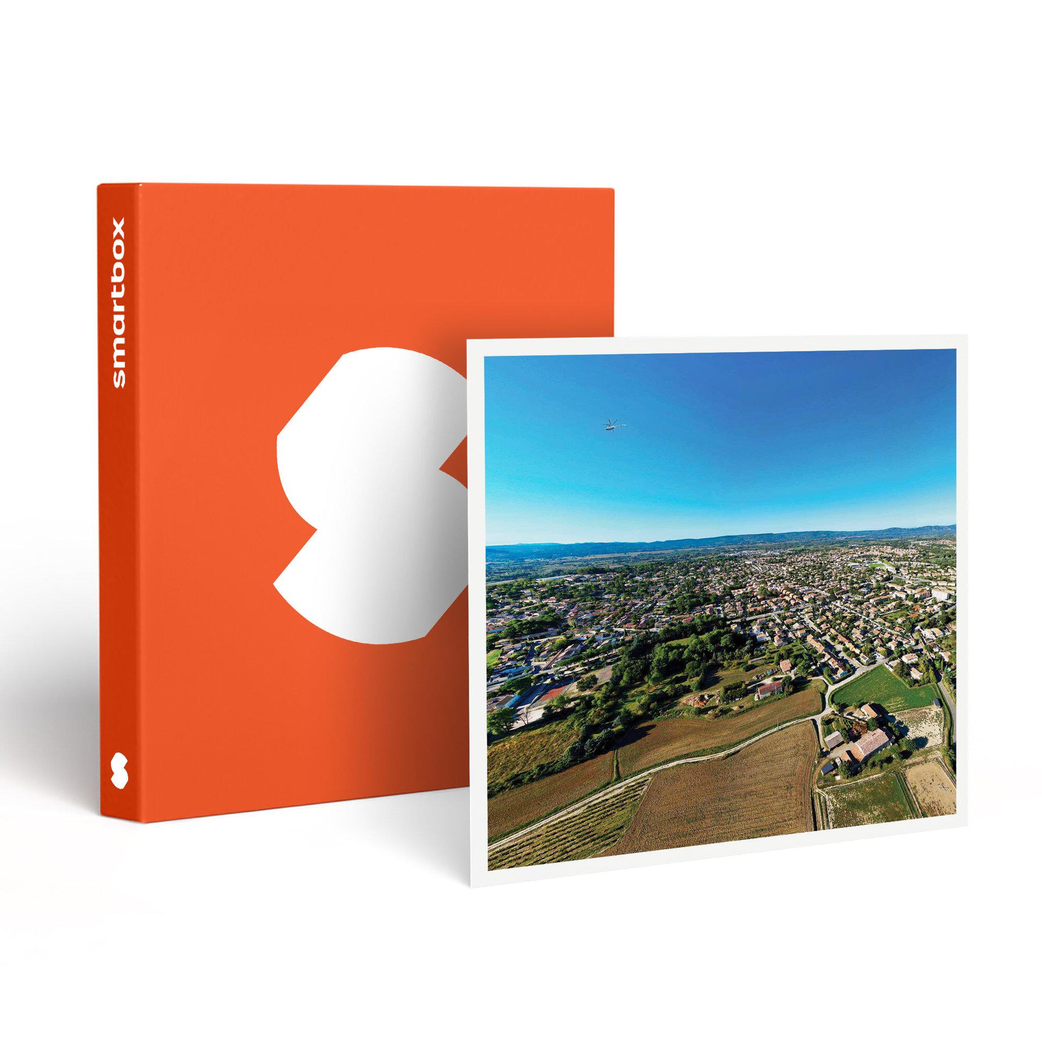 Smartbox Vol en hélicoptère de 20 min au-dessus des villages du Luberon - Coffret Cadeau Sport & Aventure
