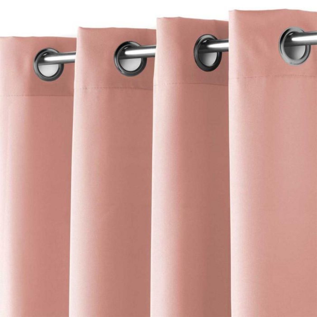Paris Prix Rideau à Œillets  Essentiel  140x260cm Rose Poudré