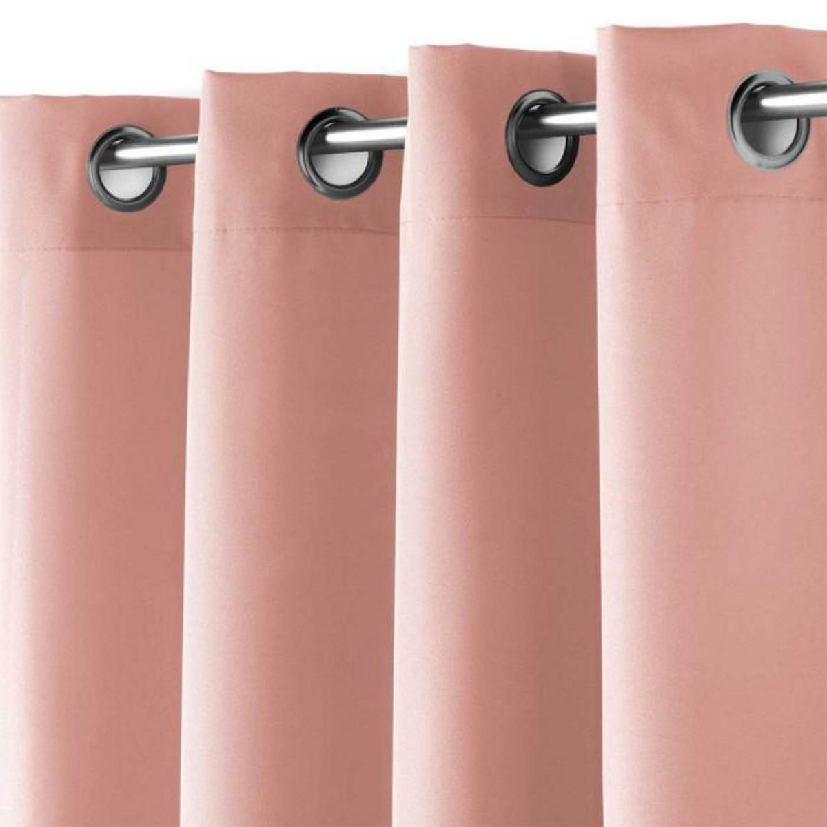 Paris Prix Rideau à Œillets  Essentiel  140x260cm Rose Poudré