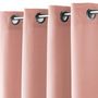 Voir la diapositive 2 : Paris Prix Rideau à Œillets  Essentiel  140x260cm Rose Poudré