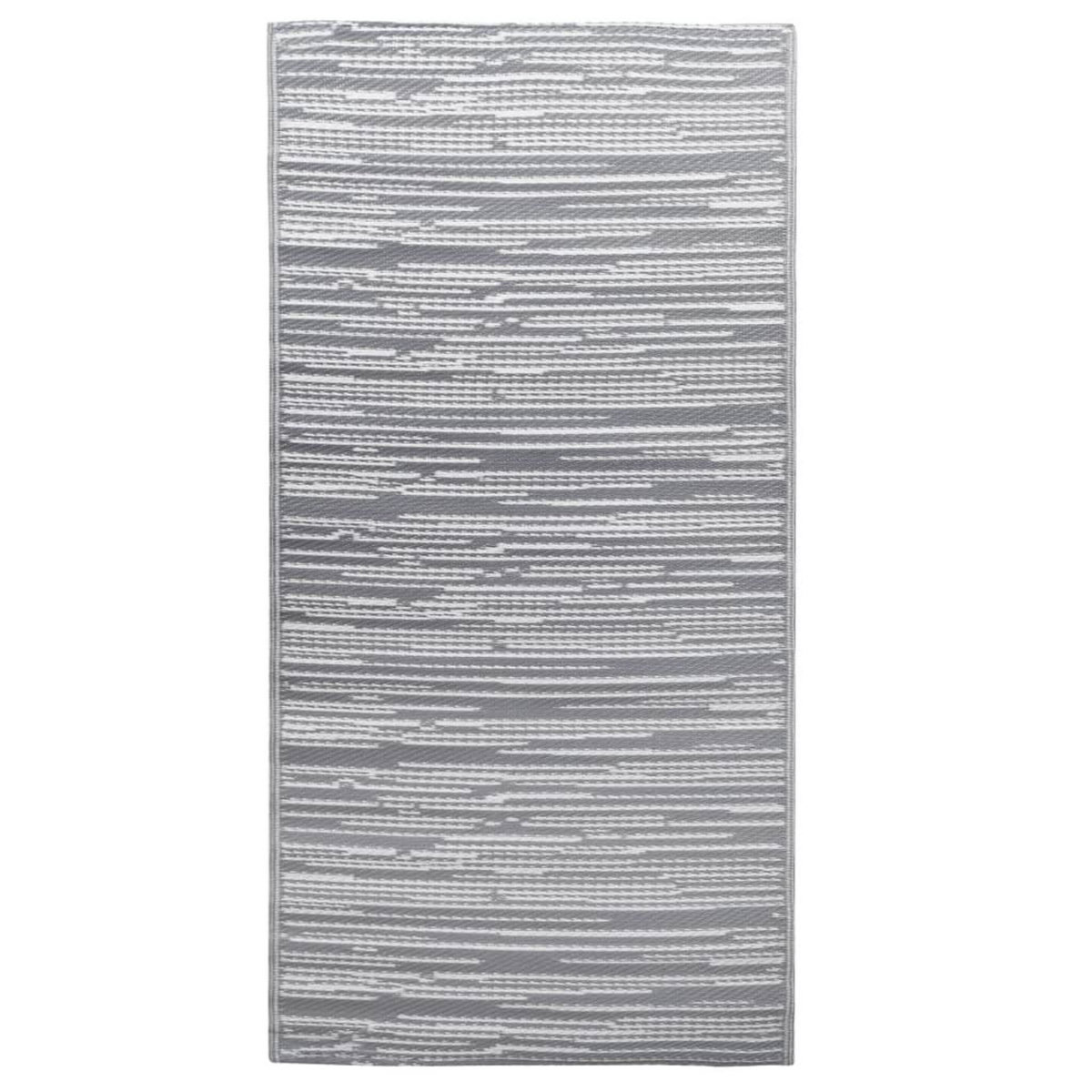 VIDAXL Tapis d'exterieur ARAKIL Gris 160x230 cm PP