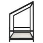 Voir la diapositive 5 : VIDAXL Cadre de lit pour enfants noir 90x200 cm bois de pin massif
