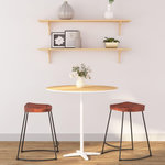 VIDAXL Tabourets de bar Gavin lot de 2 45x38x53cm bois massif manguier