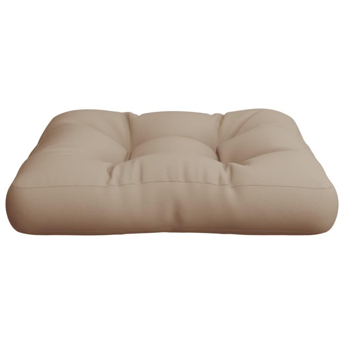VIDAXL Coussin de palette taupe 58x58x10 cm tissu