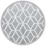 Voir la diapositive 2 : VIDAXL Tapis d'exterieur ARAKIL gris Ø120 cm PP