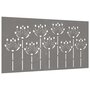 Voir la diapositive 3 : VIDAXL Decoration murale jardin 105x55 cm acier corten design de fleur