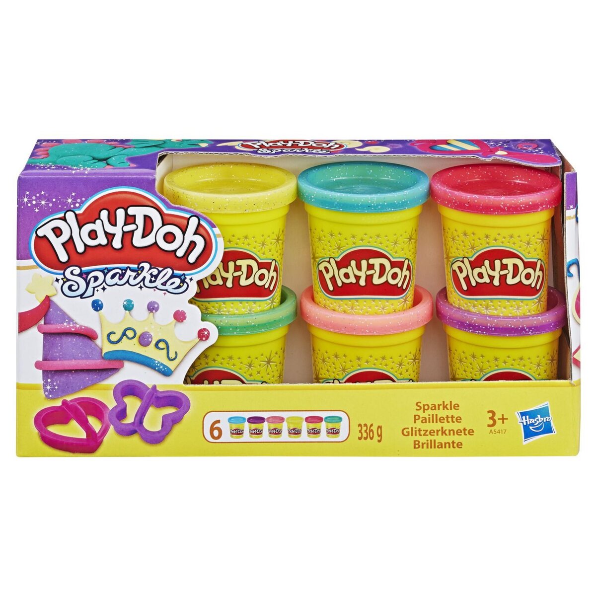 HASBRO Play-Doh - Pâte à paillette