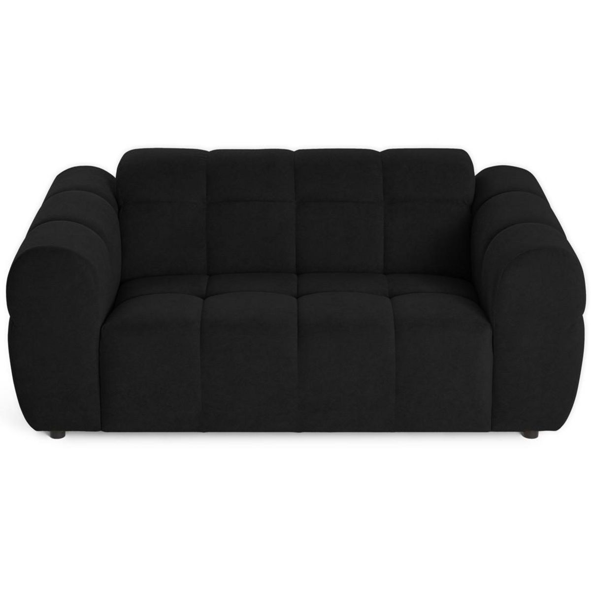 LISA DESIGN Ray - canapé droit 2 places en tissu texturé