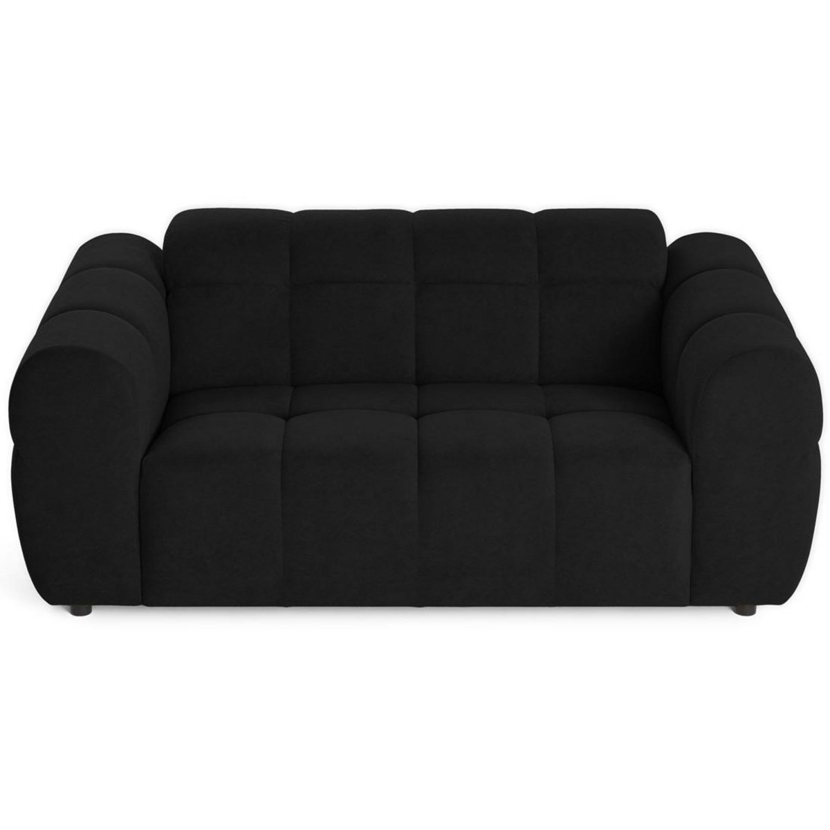 LISA DESIGN Ray - canapé droit 2 places en tissu texturé