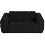 Voir la diapositive 3 : LISA DESIGN Ray - canapé droit 2 places en tissu texturé