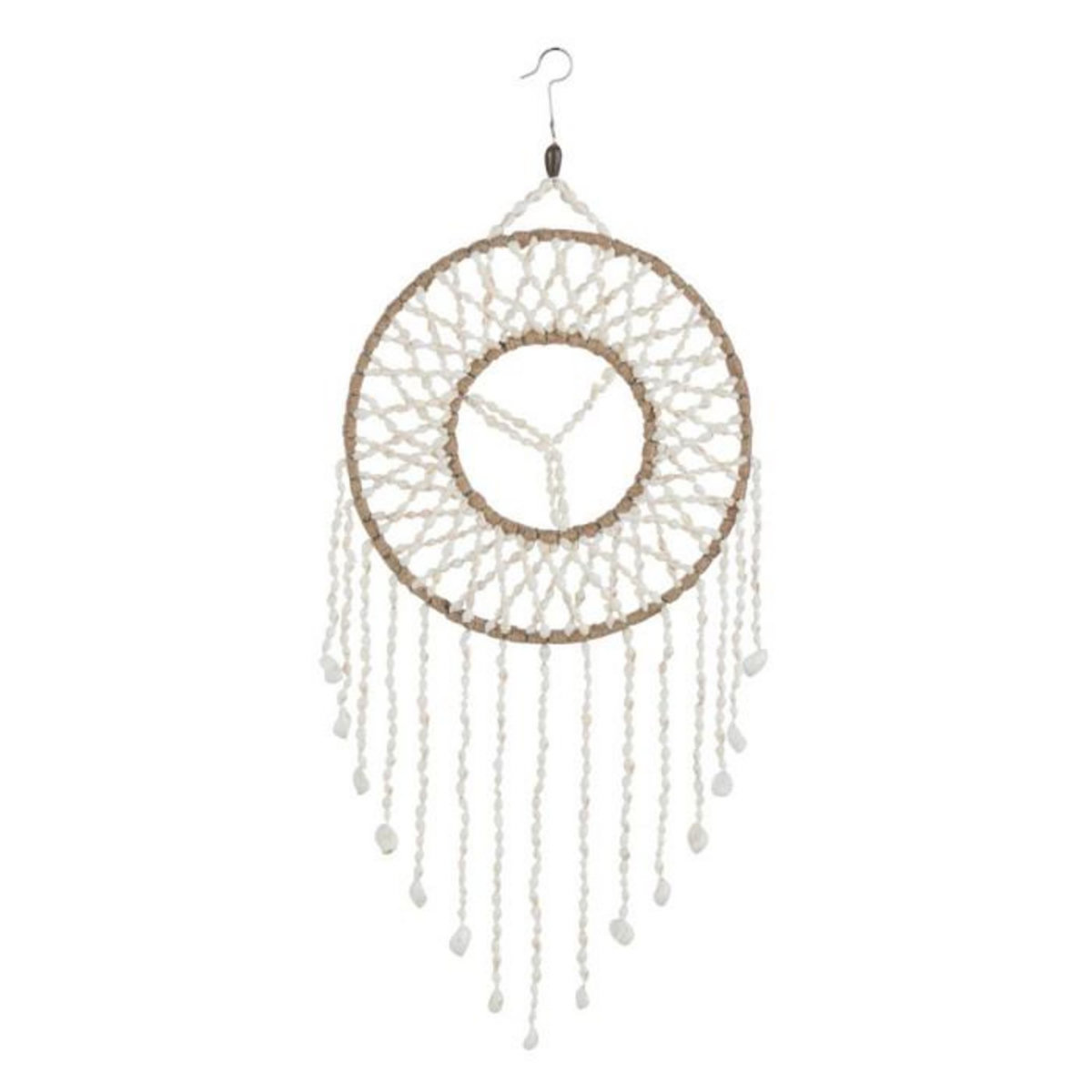 Paris Prix Attrape-Rêves Mandala  Coquillage  50cm Blanc