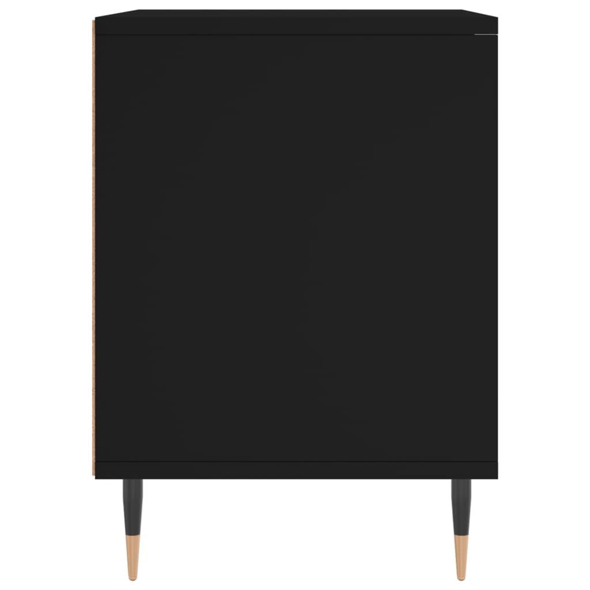 Voir la diapositive 5 : VIDAXL Table de chevet Noir 40x35x50 cm Bois d'ingenierie