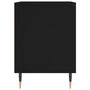 Voir la diapositive 5 : VIDAXL Table de chevet Noir 40x35x50 cm Bois d'ingenierie