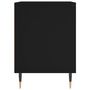 Voir la diapositive 5 : VIDAXL Table de chevet Noir 40x35x50 cm Bois d'ingenierie