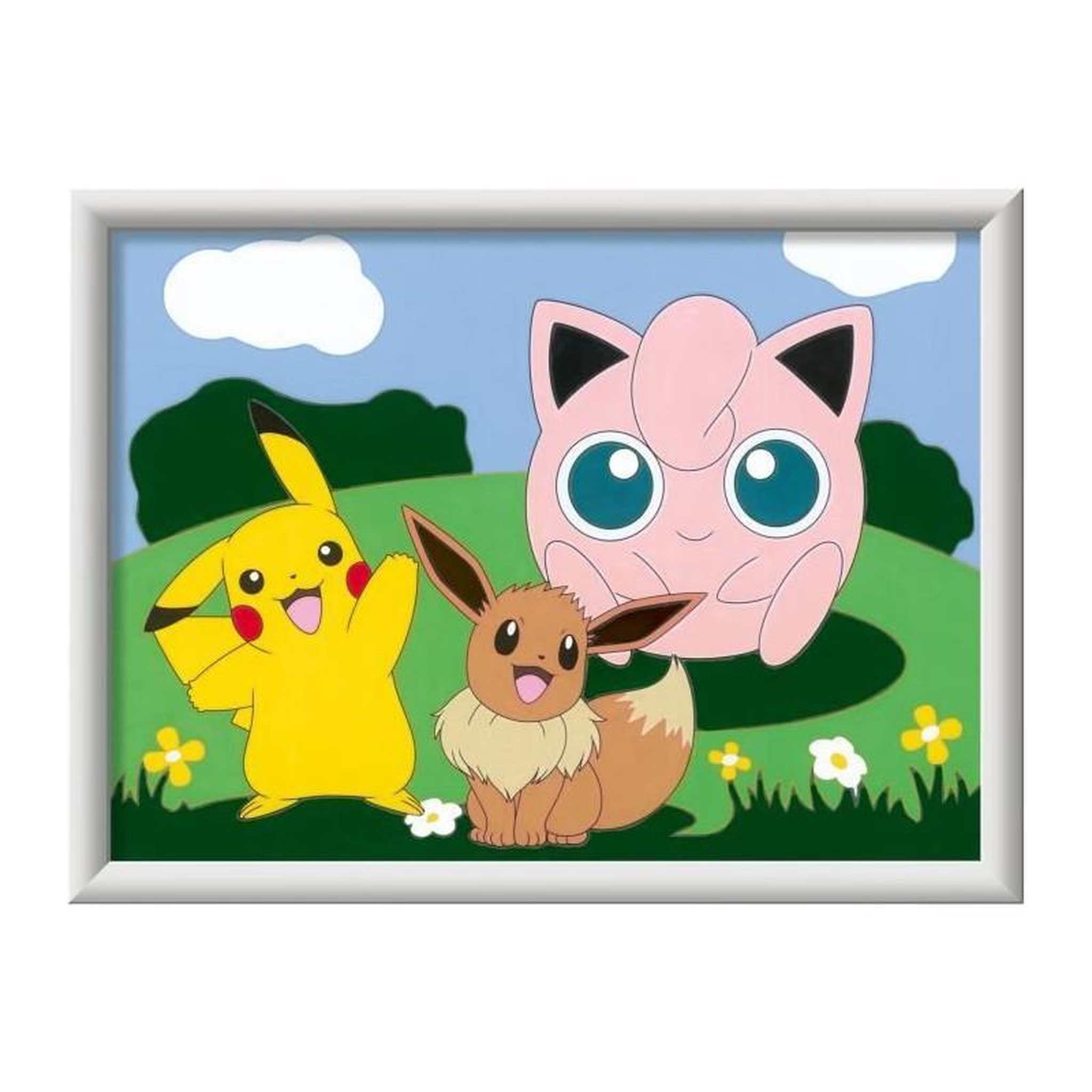 Voir la diapositive 3 : RAVENSBURGER CreArt Kids 18x24cm Pokemon, Kit de peinture par numéros Numéro d'Art, Des 7 ans, 25839, Ravensburger